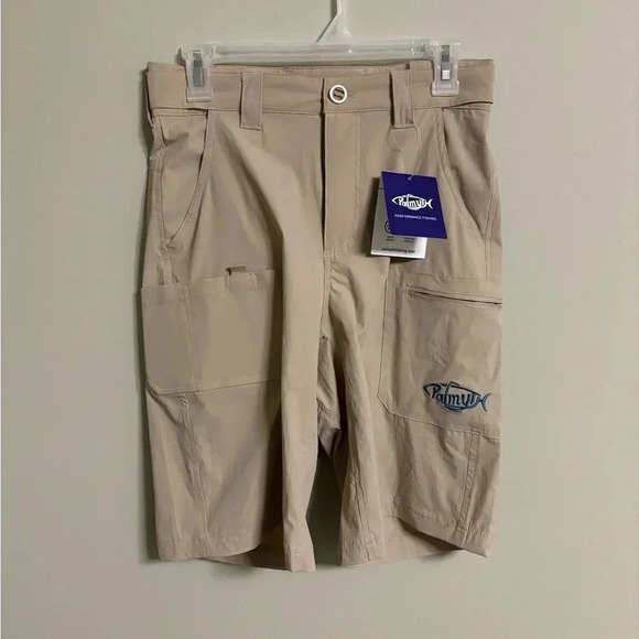 Palmyth Fishing Shorts Size Small Utility Cargo Quick Dry Water Sun Protect Nee - Picture 1 of 10